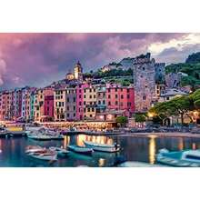 FLINK Rompecabezas Italia Muelle Portovenere 1000 Piezas 68.5 cm x 50.5 cm - / - Ver 1