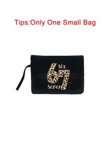 Túi xách nhẹ và túi đựng mỹ phẩm cùng màu, với số 67 và họa tiết da báo, hộp quà tặng cá nhân hóa, túi xách vải lanh đen, sự kết hợp giữa túi nhỏ và túi lớn, túi xách tay vải lanh dung tích lớn dành cho nữ. Ví kéo khóa di động dành cho nữ, túi đựng đồ vệ sinh cá nhân thời trang khi đi du lịch, túi đựng hộp cơm trưa, thích hợp cho đám cưới, mua sắm, du lịch, sinh nhật, là món quà hoàn hảo dành cho phụ nữ, mẹ, giáo viên, bạn bè, phù dâu, quà tặng ngày Valentine. - Nhiều màu - Xem 13