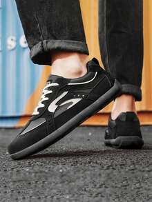 Giày thể thao cổ thấp casual mới năm 2025, giày phong cách sống năng động. - màu đen - Xem 4