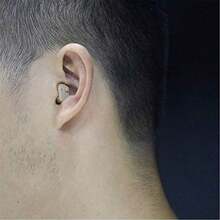 Amplificador de Sonido Digital AXON K-188, Mini Audífono Invisible con 30dB de Ganancia para Personas Mayores - Ayuda Auditiva para TV, Conversación y Vida Diaria (Paquete de 2) - Albaricoque - Ver 5