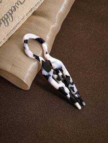 1pc French Acetate Hair Clip -7CM/11CM Small Ball Lazy Curly Hair Magic, Simple Hair Clip, U-Shaped Comb, Temperament Hanging From The Back Of The Head, Women's Ponytail Curling Accessories, Elegant Antique Hair Stick, Suitable For Women, Ponytail Tying, Formal And Daily Hairstyles - Parties, Weddings, Daily Use Hair Clips - Elegant Hair Accessories Gifts, Bun Extension, Hair Styling Pins, Pins For Hair - Multicolor - View 9