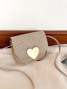 1Pc Kids Cross Shoulder Bag Square Bag Shoulder Bag Coin Purse, Lightweight And Portable Flip Closure, Suitable For Girls, Teenagers, Daughters, Girls, Schoolgirls, Junior High School Students, Etc., Daily Essentials , Also Ideal For Clothing - 543# - View 7