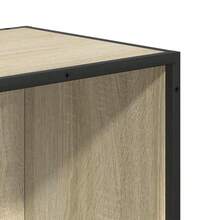 vidaXL Bibliothèque chêne sonoma 60x35x139 cm ingegneria del legno - Castano - Visualizzare 7