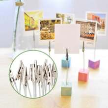 Walfront Metal Craft Clips 50-Pack - Wire Note Holder For Scrapbooking, DIY Crafts &Amp; Decor Accessories - White - View 4