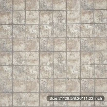 1pc Miniature Dollhouse Wallpaper With Adhesive, Suitable For 1:6 - 1:12 Scale Architectural Models - As Photos - View 9