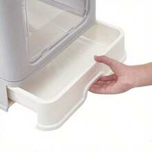 Folding Cat Pet Litter Poo Box Case Tray - g - View 7