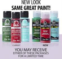 FolkArt Pl2912 Multi-Surface Paint, 2 Oz, Daffodil Yellow - ColorA - 查看 1