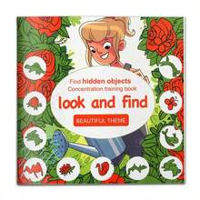 Visual Search And Object Identification Activity Notebook, Animal/Holiday/Lifestyle Scenes, Observation And Focus Training, Screen-Free Puzzle Fun With Colorful Illustrations - Look and Find - View 5
