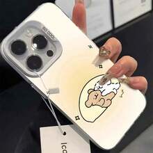 おしゃれなスマホケース  11/12/13/14/15/15pro/15 Plus/15 Promax/7plus/8plus/11pro/12pro/13pro/14pro/11promax/12promax/13promax/14promax/14plus/5 - 半透明シルバー - チェックする 7