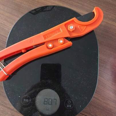 1pc Orange Ratchet PVC Pipe Cutter - Quick Adjust Tooth Mechanism For Precise Cutting Of PEX And Plastic Pipes, Durable Industrial-Grade Design
