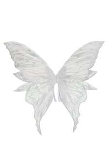 31.5" X 29.5" Adult Fairy Wings Costume Set - Suitable For Carnival Parties. Large Butterfly Wings With Flower Crown. Fairy Costume Set Includes Magic Wand And Elf Ears. - A - View 23