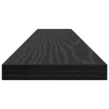 vidaXL 4-teiliges Bücherregal-Set, Schwarz, 60 x 10 x 1,5 cm, Holzwerkstoff - Schwarz - Übersicht 6