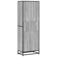 vidaXL Bibliothèque sonoma gris 60x35x170,5 cm ingegneria del legno - Grigio - Visualizzare 6