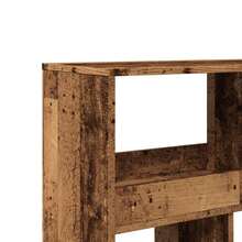 vidaXL Bibliothèque vieux bois 100x33x187,5 cm engenharia madeira - Castanho - Ver 7