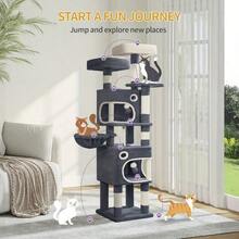 Katzenbaum & Kratzbäume - Dunkelgrau - Übersicht 10