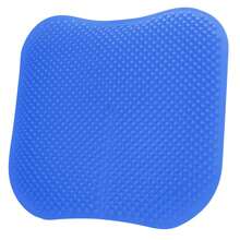 Blue Double-Layer Thick Gel Seat Cushion, Column-Shaped Breathable Anti-Slip Cover, Pressure Dispersion Design, Suitable For Office And Car Wheelchair Elastic Furniture Protection Cover - Blue - View 7