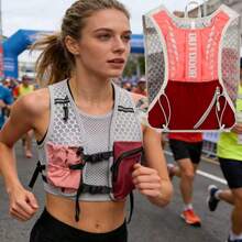 1PC Sports Running, Cycling, Hiking, Hydration Vest Backpack, Breathable, Moisture Wicking Fabric, Adjustable Shoulder Straps