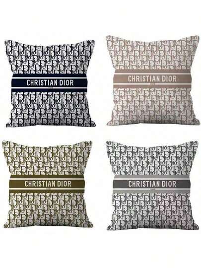 M.Dior 1pc 18x18 Inch Soft & Breathable Decorative Throw Pillow Cover, Suitable For Sofa, Bedroom, Office, Living Room. Perfect Gift For Valentine's Day, Christmas, Thanksgiving, Wedding, Graduation, Party. Creates A Cozy Atmosphere In Any Room.