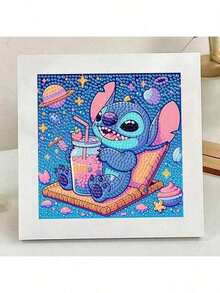 Disney Diamond Painting Kit, Includes Tools, Handmade DIY Relaxing Art Decor Gift, Suitable For Valentine's Day, Thanksgiving Gift (Contains Canvas, Diamonds, Tool Set And White Plastic Frame) - Multicolor - View 6