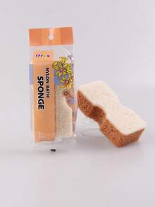OKS 1pc Nylon Bath Sponge Brush - Mustard Yellow - View 5