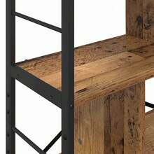vidaXL Étagère Bois Ancien 75 x 30 x 156 cm Bois d'ingénierie - Tabac - Voir 8