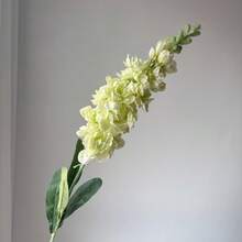 85厘米人造紫罗兰仿真丝花，带叶子，适用于花瓶插花、婚礼摄影道具、仿真花束 - 彩色 - 查看 10