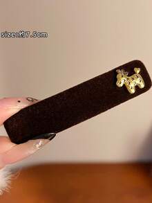 Dark Brown Velvet Pony - Single Pack