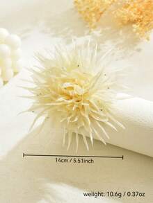 1 chiếc ghim cài áo hình hoa organza thủ công độc đáo, thiết kế theo phong cách Pháp cổ điển, ghim cài áo hoa màu đen thanh lịch, đa năng, phù hợp với vest, váy, trang phục trang trọng, phụ kiện sang trọng, thích hợp cho phụ nữ sử dụng hàng ngày, dự tiệc và mọi dịp, cũng là một món quà tuyệt vời. - trắng - Xem 7