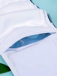 3片装可重复使用狗狗尿布，超强吸水可水洗狗狗尿垫，印花图案 - 彩色 - 查看 5