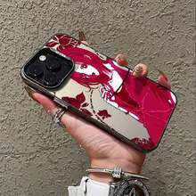 おしゃれなスマホケース  11/12/13/14/15/15pro/15 Plus/15 Promax/7plus/8plus/11pro/12pro/13pro/14pro/11promax/12promax/13promax/14promax/14plus/5 - 半透明の黒 - チェックする 3