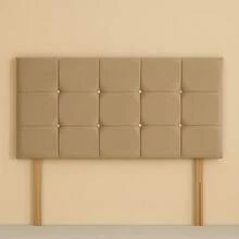 3ft Single Plush Velvet Cube Headboard 20inches - Mink Velvet - View 12