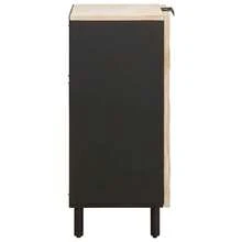 vidaXL Buffet Finitura Lavage Bianco 60 x 33 x 75 cm - Bianco - Visualizzare 4