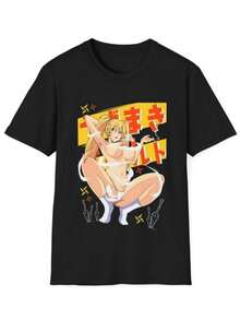 Anime Sakura Haruno-Shirt, Hinata,, Waifu, Mio, All Size Soft Tee - Black - View 2