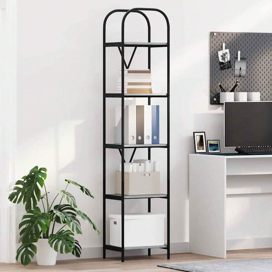 vidaXL Étagère Gris Sonoma 40 x 30 x 183 cm Bois d'ingénierie - Gris - Voir 1