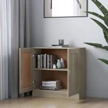 vidaXL Bibliothèque Chêne sonoma 82,5x30,5x80 cm Legno d'ingegneria - Castano - Visualizzare 3