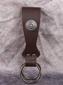 1pc PU Leather Skirt Clip For Medieval Viking Belts Renaissance Skirt Hike Faire LARP Cosplay Costumes (Without Waist Belt) - A - View 7