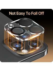 Yezodawee Bộ 4 miếng dán bảo vệ ống kính camera, kính cường lực 9H chống trầy xước cho iPhone 16/14 Pro Max, 15 Pro Max, 16 Pro Max, 14 Pro, 13, 15 Plus - Trong sáng - Xem 6