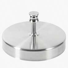 Molde de Acero Inoxidable para Prensas de Hamburguesas Redondas Hace 4 1/2" Empanadas 1 " - como se muestra en la imagen - Ver 8