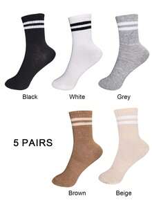 1/3/6 Paar Herren gestreifte Business-Casual Bootsocken, geeignet für Arbeit und täglichen Gebrauch, Herrensocken, geeignet für Frühling, Herbst und Winter, atmungsaktive Mesh-Details, Belüftungslochdesign, feuchtigkeitsableitend, weich und glatt, geeignet für verschiedene Anlässe wie Feste, Sport, Lässig und Geschäft, das ganze Jahr über tragbar - Verschiedenfarbig - Übersicht 16