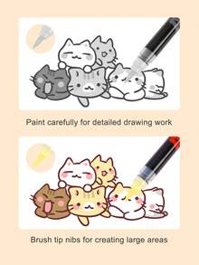 Set de 240/192/120/72/60/48/36/24/12 colores de rotuladores acrílicos, set de pintura con rotuladores, rotuladores para grafiti dibujado a mano, rotuladores para manualidades de grafiti DIY, adecuados para metal, madera, cerámica, huevos de Navidad, etc. - conjunto de marcadores - Ver 8