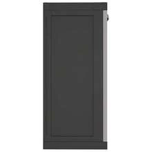 vidaXL Armadio da Esterno Grigio e Nero 65x37x85 cm PP - Grigio - Visualizzare 7