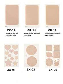 Silicone Scar Sheets - Gentle, Washable, Reusable, Suitable For Surgical Scars, C-Section Scars And Hypertrophic Scars - Soft, Breathable, Waterproof Silicone Scar Sheets, Effective Scar Management - Multicolor - View 4