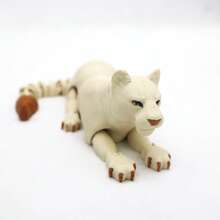 3D Printed Vivid Lion Statue | Ideal For Gifts, Home Decor, Office Desk Accessories, Party Favors, Collectible Mythical Creature, Suitable For Birthday, Holiday, Christmas, Halloween, Valentine's Day Decoration, Plastic Material - Multicolor - View 10