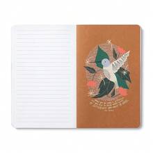 Softcover Journal - We Can Begin By Doing Small Things. – A Write Now Journal With 128 Lined Pages, 5"W X 8"H - BirdGrey - View 4