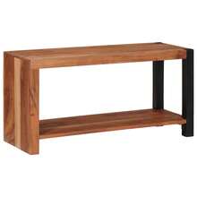 vidaXL Étagère Marron 80 x 30 x 40 cm Massiccio in Bois d'Acacia - Castano - Visualizzare 1