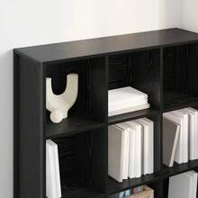 vidaXL Bibliothèque Chêne noir 99,5 x 30 x 108,5 cm Bois d'ingénierie - Noir - Voir 4
