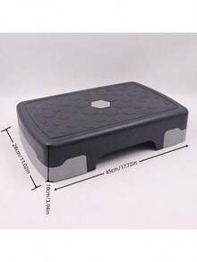 这款瑜伽踏步机采用流畅的双向踏步机制，模拟爬楼梯运动，有效锻炼核心肌群、腿部和臀部肌肉。低冲击设计可减轻关节压力，是进行有氧运动、耐力训练和主动恢复的理想之选，适合所有健身水平的人群。配备防滑纹理踏板和宽大的踏板。