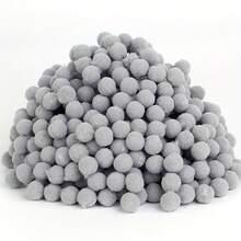 600个1厘米超弹力绒球，多色绒球工艺球，适用于圣诞节、情人节、婚礼、派对和家居装饰，DIY礼品制作材料 - 彩色 - 查看 25