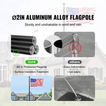 Flagpole Hardware - Silver - View 2