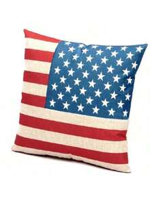 英国国旗图案枕套 - 方形抱枕套，英伦主题家居装饰 - 彩色 - 查看 11